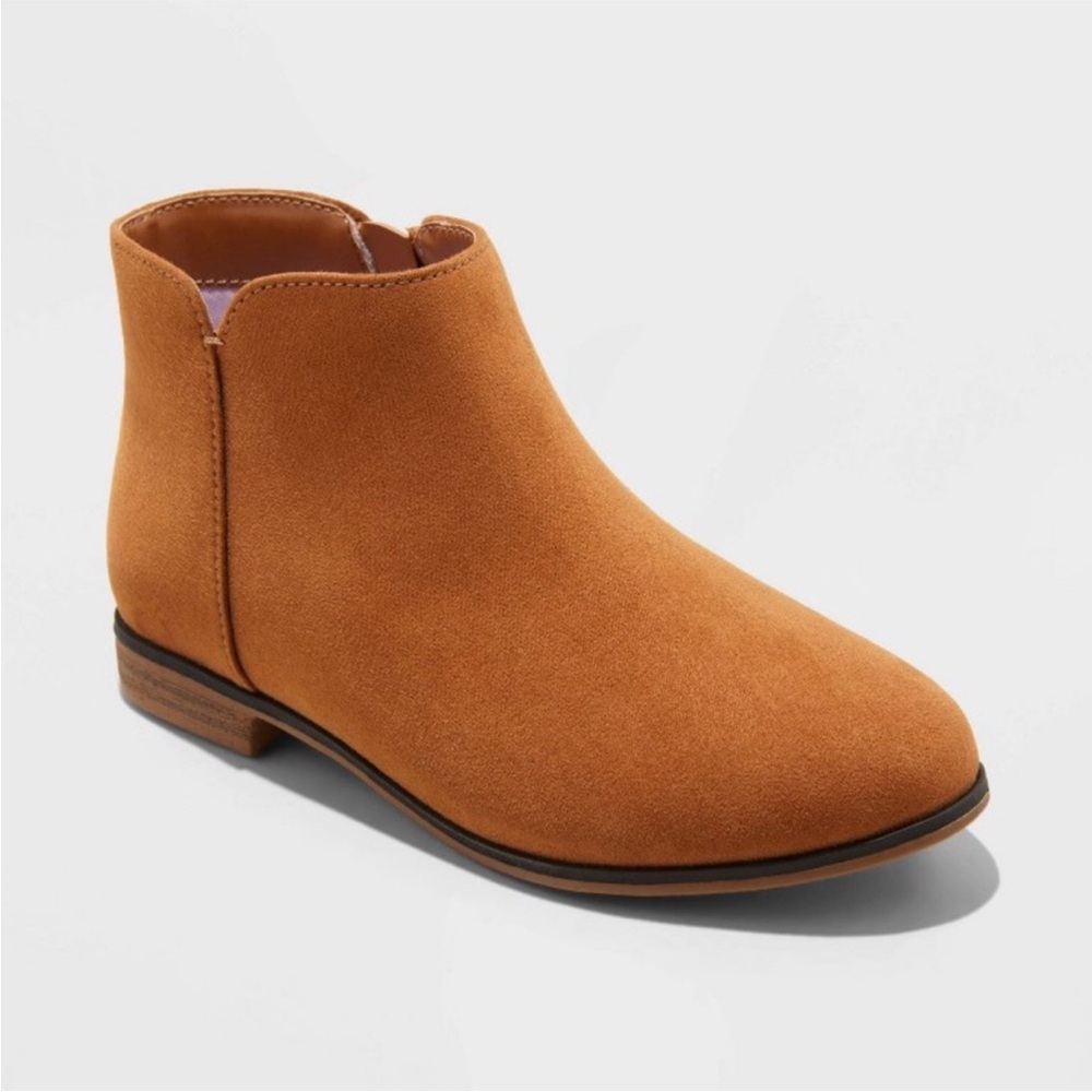 Girl Ankle zipper boots